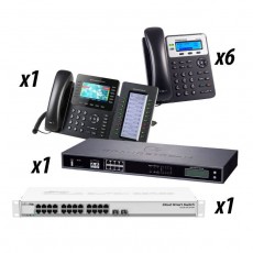 Central de 8 FXO + 12 teléfonos